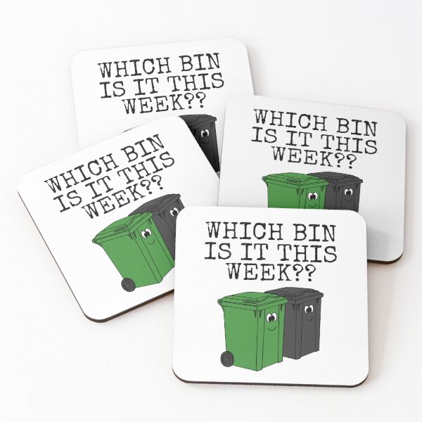 Item preview, Which Bin Is It This Week? Wheelie Bins Funny designed and sold by doodlerob.