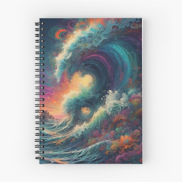 Item preview, Colorful waves designed and sold by VanillaCream1.