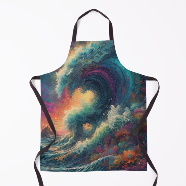 Item preview, Colorful waves designed and sold by VanillaCream1.