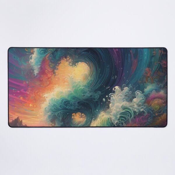 Item preview, Colorful waves designed and sold by VanillaCream1.