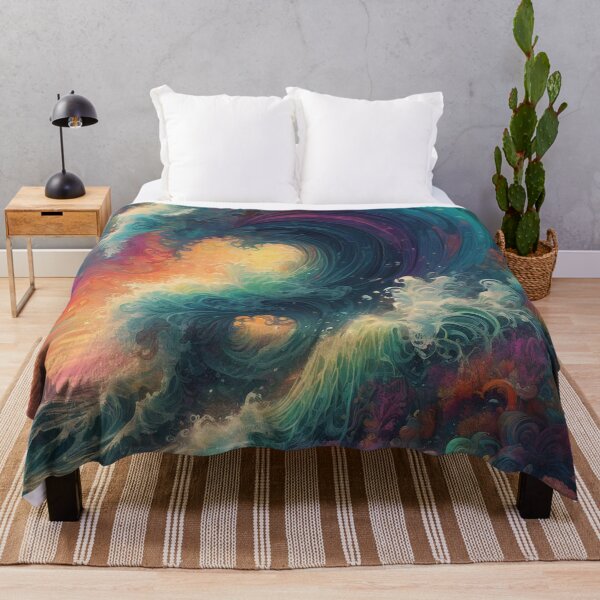 Item preview, Colorful waves designed and sold by VanillaCream1.