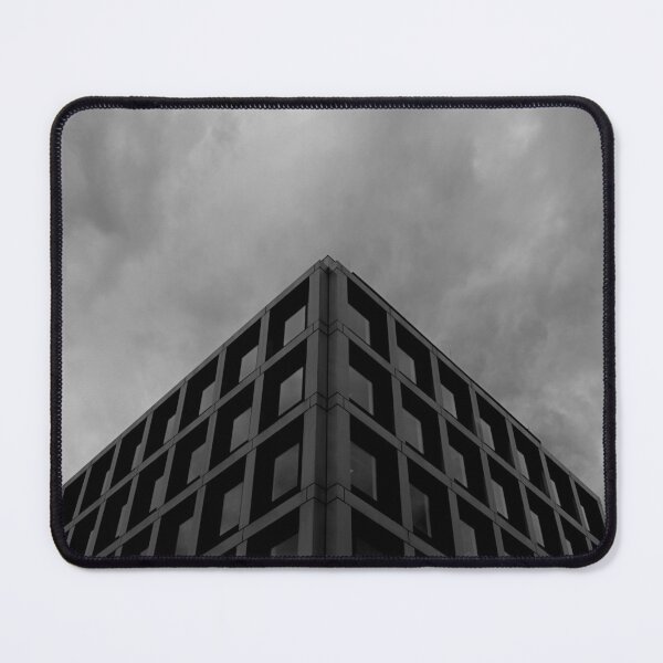 Item preview, Black and White Skyscraper Symmetrical Sky designed and sold by pyzap.