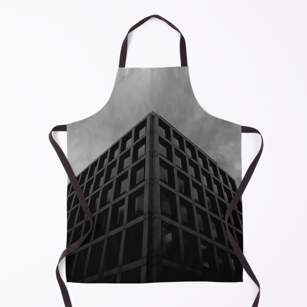 Item preview, Black and White Skyscraper Symmetrical Sky designed and sold by pyzap.