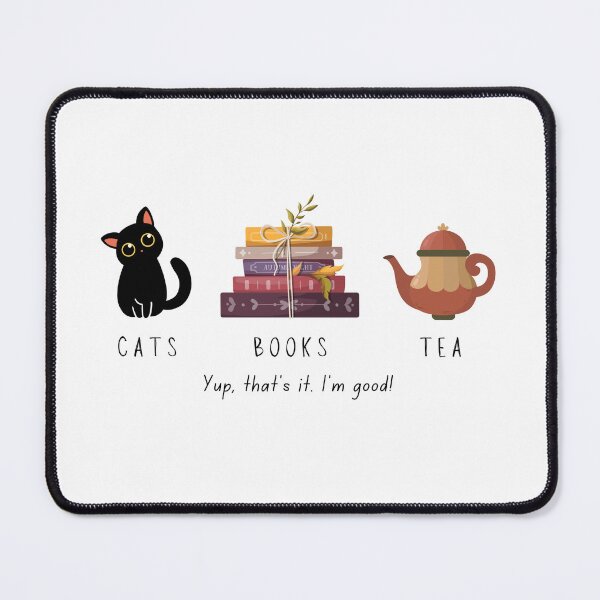 Item preview, Cats, books, tea #3 - Cute & colourful designed and sold by SusanDee.