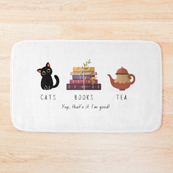 Item preview, Cats, books, tea #3 - Cute & colourful designed and sold by SusanDee.