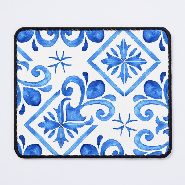 Item preview, Blue and White Ceramic Pattern designed and sold by Inspirely.