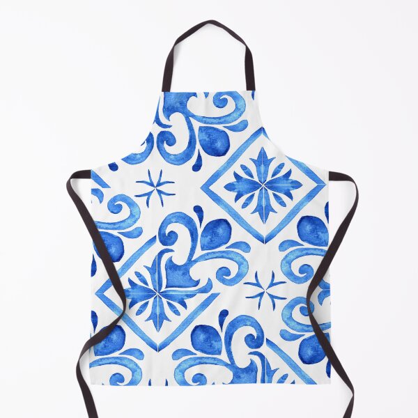 Item preview, Blue and White Ceramic Pattern designed and sold by Inspirely.