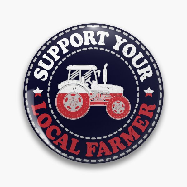 Item preview, Support Your Local Farmers, PL, Warsaw, Poland designed and sold by Cerulean-Shop.