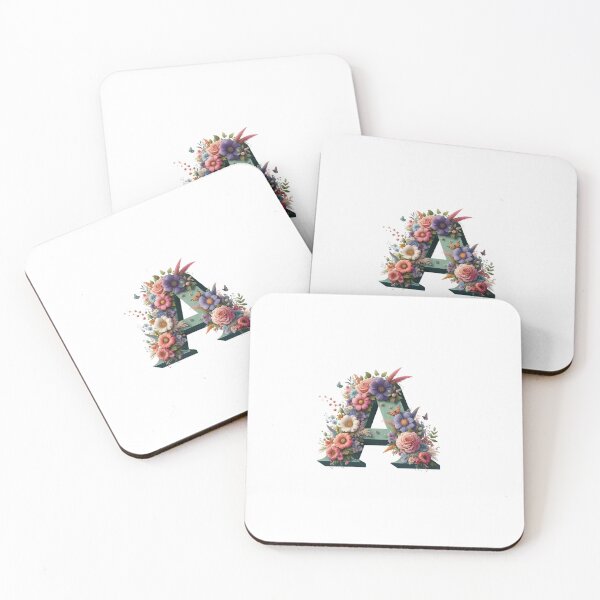 Item preview, Letter “A” containing flowers designed and sold by yeekazar.