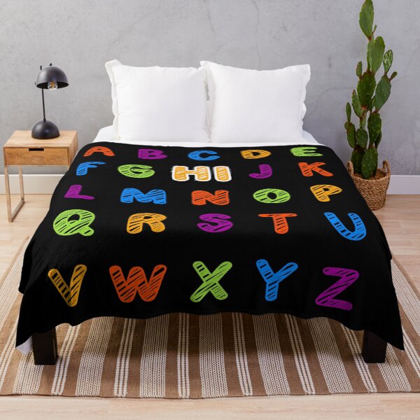 Item preview, Colorful Alphabet ABC Hi Greeting  designed and sold by ASeasonalFlair.