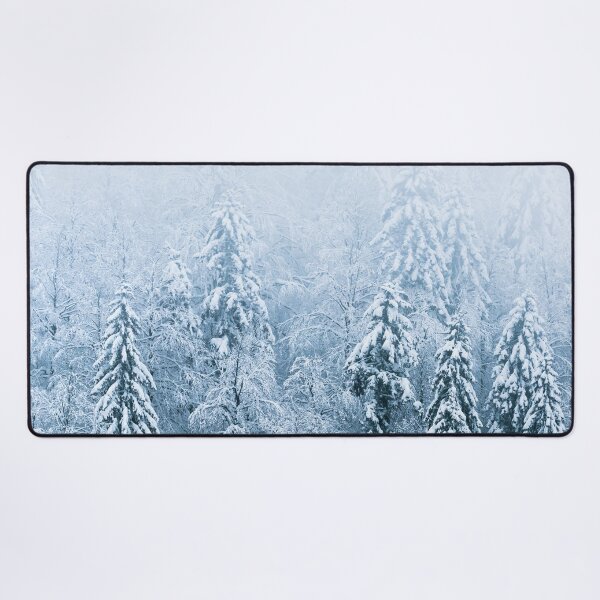 Item preview, Snow covered beech spruce forest in fog designed and sold by Patrik Lovrin.