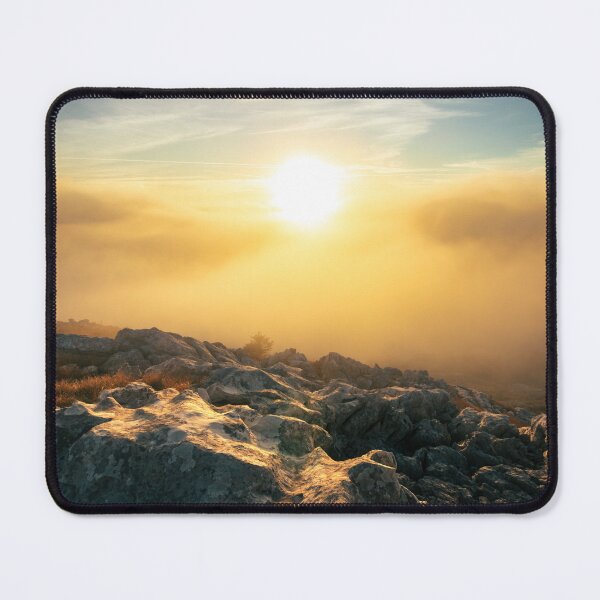Item preview, Amazing sunset above clouds and sun lit rocks designed and sold by Patrik Lovrin.