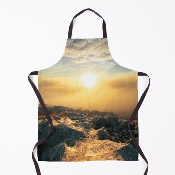 Item preview, Amazing sunset above clouds and sun lit rocks designed and sold by Patrik Lovrin.