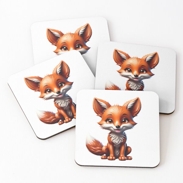 Item preview, Cute baby cartoon fox ilustration designed and sold by Inspyralia.