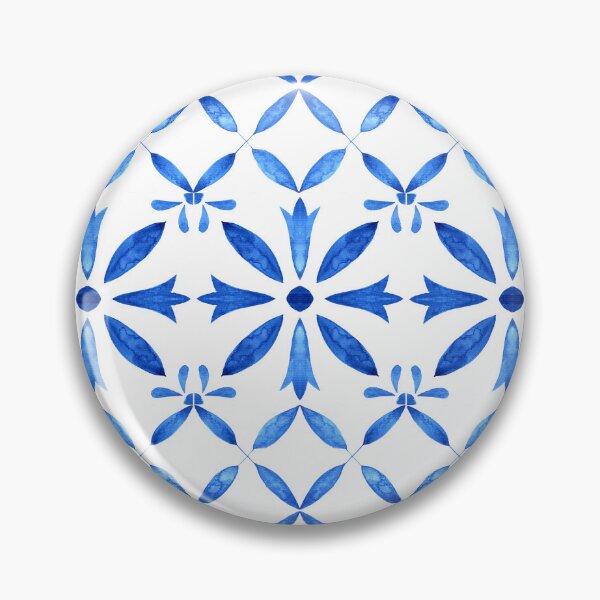Item preview, Blue and White Ceramic Pattern designed and sold by Inspirely.