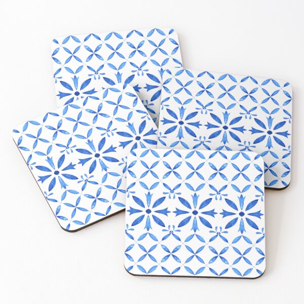 Item preview, Blue and White Ceramic Pattern designed and sold by Inspirely.