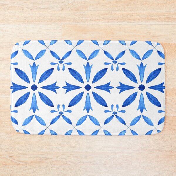 Item preview, Blue and White Ceramic Pattern designed and sold by Inspirely.