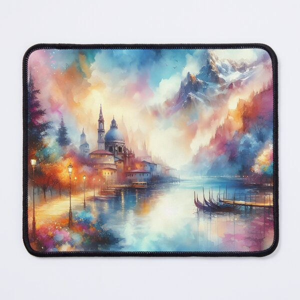 Item preview, Water-Colored Palace Paradise #72 Throw Pillow designed and sold by LLdreams.