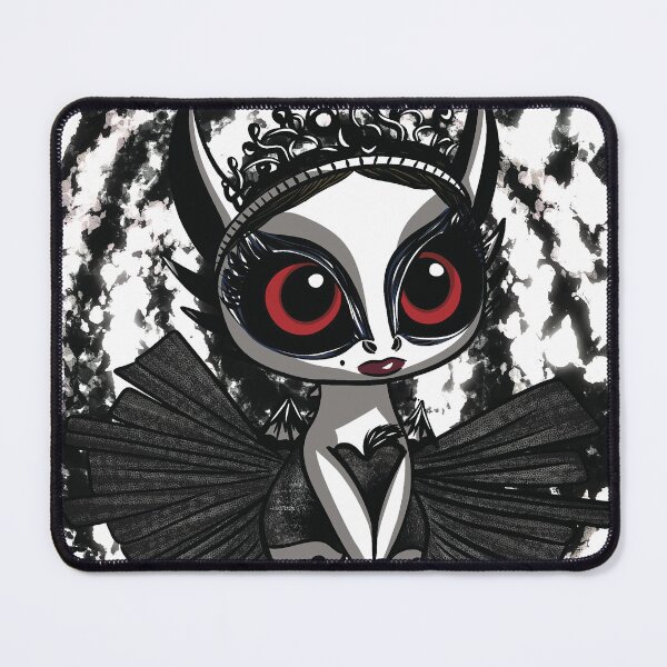 Item preview, 07. Baby dragon Swan black and white designed and sold by Lindsarts.