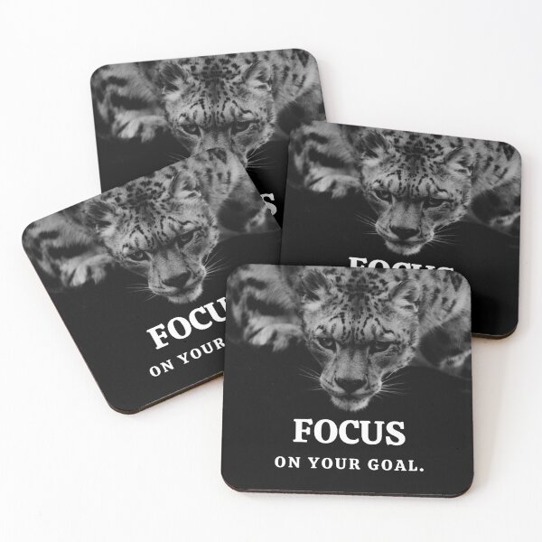 Item preview,  Focus On Your Goal Motivational Quote Art designed and sold by SuccessInsanity.