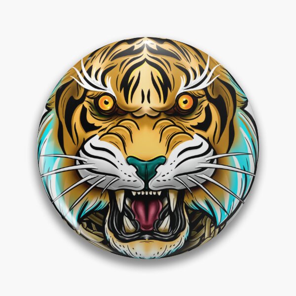 Artikelvorschau, neotraditioneller Tiger entworfen und verkauft von Mauromagar.