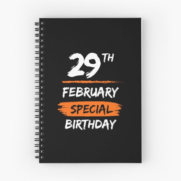 Item preview, 29th February Special Birthday designed and sold by LekaDesignShop.
