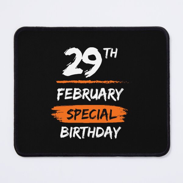Item preview, 29th February Special Birthday designed and sold by LekaDesignShop.