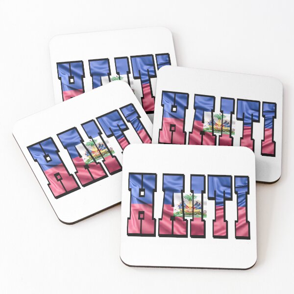 Item preview, Haiti Country Flag Typography designed and sold by TravelWish.