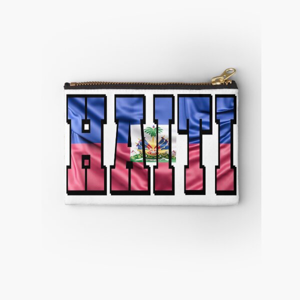 Item preview, Haiti Country Flag Typography designed and sold by TravelWish.