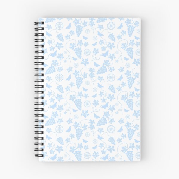Item preview, French vineyard print - pale blue designed and sold by SquareKeyStudio.