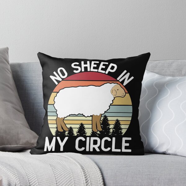 Item preview, No Sheep In My Circle  designed and sold by Hairball-Pets.