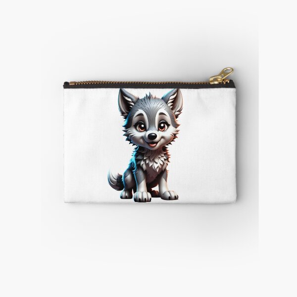 Item preview, Cute baby cartoon wolf ilustration designed and sold by Inspyralia.