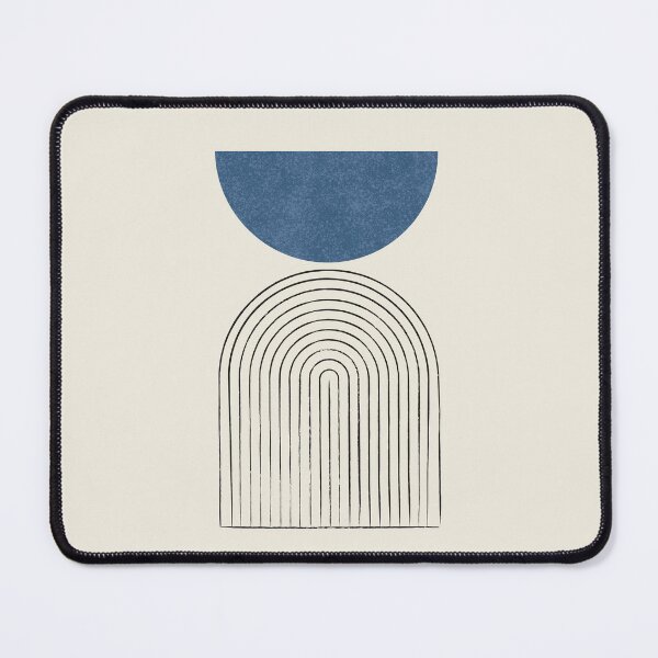 Item preview, Arch Balance Blue - Mid century modern designed and sold by moonlightprint.