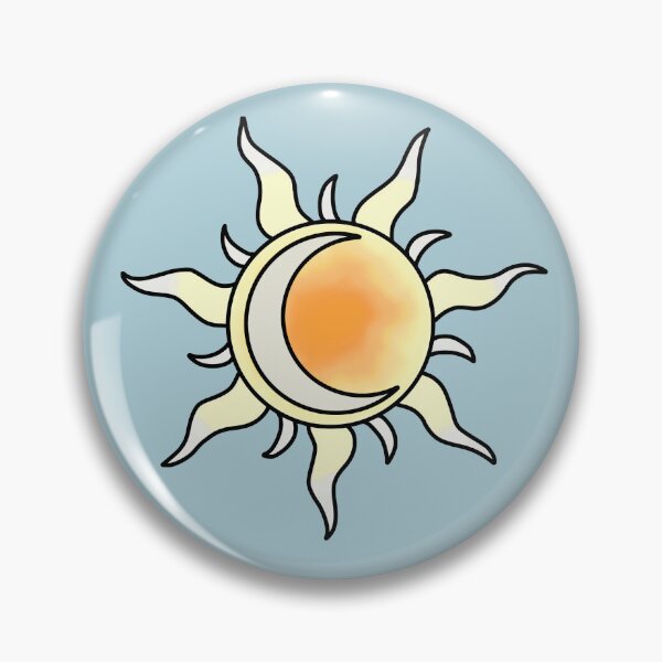 Item preview, The sun and the moon (simple color version) designed and sold by Fangirlsleep.