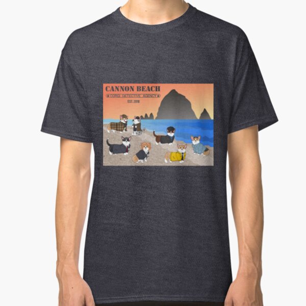 2018 CBCDA - Cannon Beach Corgi Detective Agency Classic T-Shirt