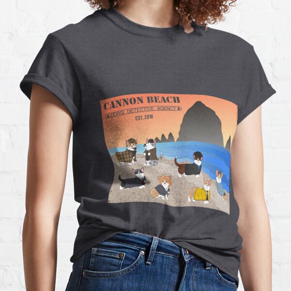 2018 CBCDA - Cannon Beach Corgi Detective Agency Classic T-Shirt