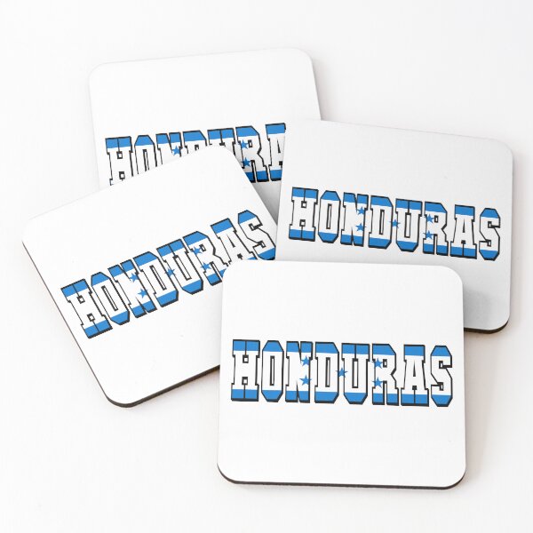 Item preview, Honduras Country Flag Typography designed and sold by TravelWish.