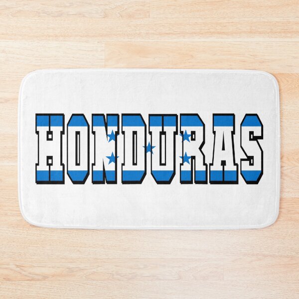 Item preview, Honduras Country Flag Typography designed and sold by TravelWish.