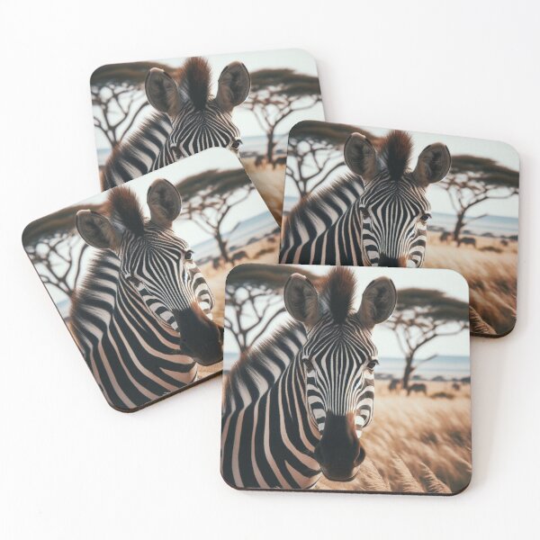 Item preview, Savannah Stripes - Zebra's Striking Presence on the African Plains designed and sold by ProgressMagnet.