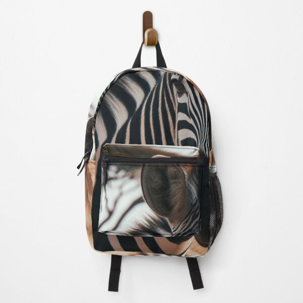 Item preview, Savannah Stripes - Zebra's Striking Presence on the African Plains designed and sold by ProgressMagnet.