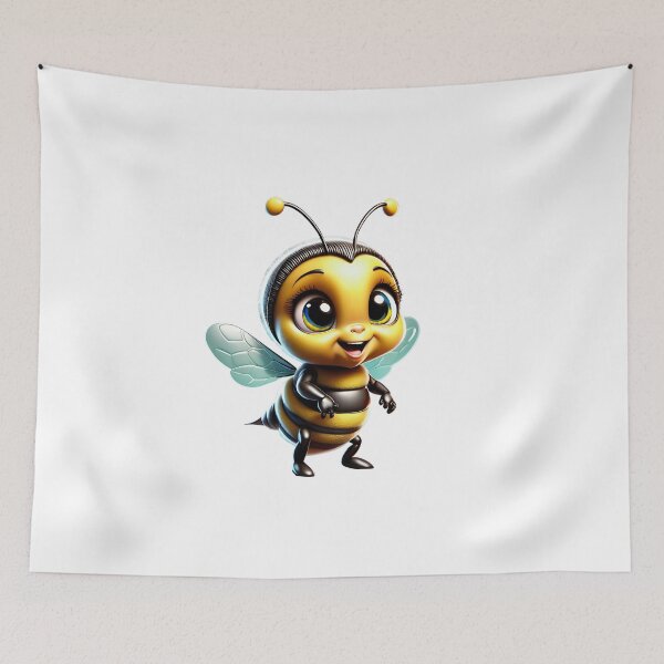 Item preview, Cute baby cartoon bee ilustration designed and sold by Inspyralia.
