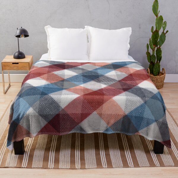 Item preview, Country cozy checkered pattern Comforter by Belle Treasure Chest designed and sold by Luetta Stuger- Fleming.