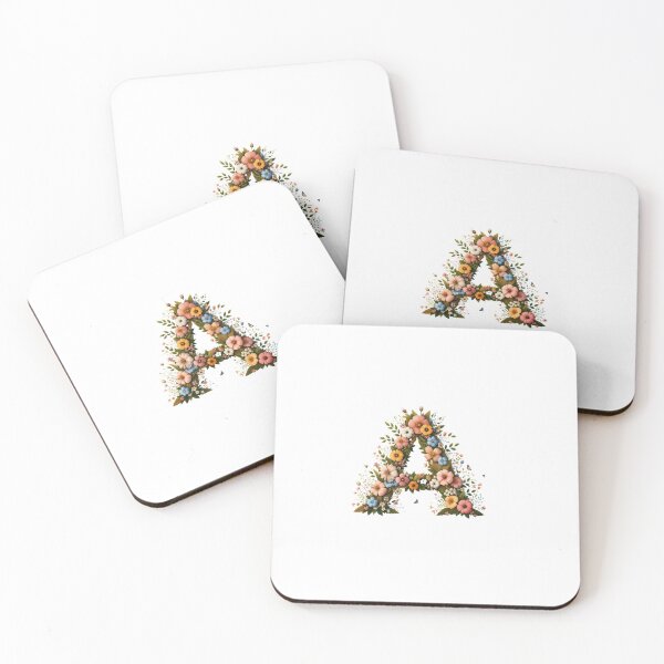 Item preview, Letter “A” containing flowers designed and sold by yeekazar.