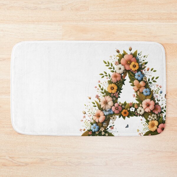 Item preview, Letter “A” containing flowers designed and sold by yeekazar.