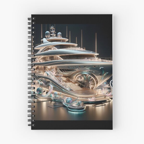 Item preview, Pearlescent Yacht: Exclusive Oceanic Luxury Atmosphere designed and sold by ByDigitalDream.