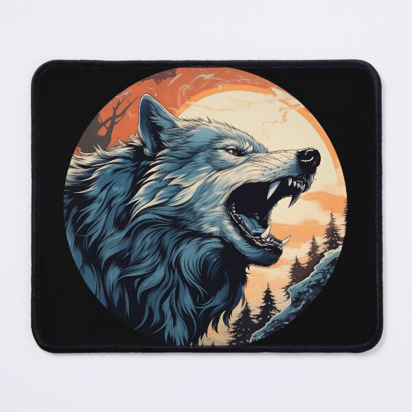 Item preview, Animal Art | Wolves emblem designed and sold by Fractal-Graphic.