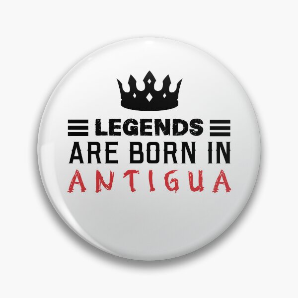 Item preview, Legends are born in Antigua designed and sold by BYNDART.