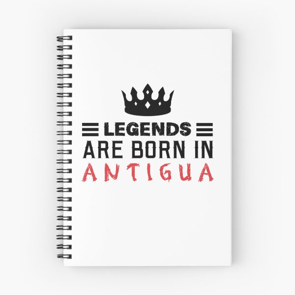 Item preview, Legends are born in Antigua designed and sold by BYNDART.