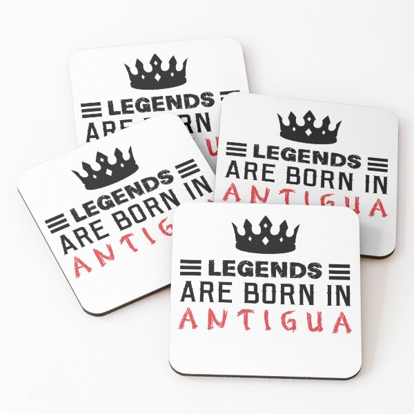 Item preview, Legends are born in Antigua designed and sold by BYNDART.