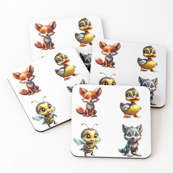 Item preview, Copy of Cute baby animals sticker pack nº7 designed and sold by Inspyralia.
